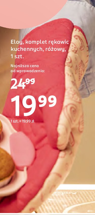 Komplet rękawic kuchennych Eloy promocja w Rossmann