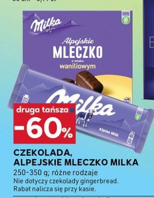 Czekolada Milka, alpejskie mleczko promocja w Stokrotka