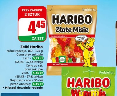 Żelki Złote Misie promocja w Dino