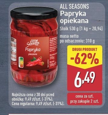 Papryka opiekana All seasons promocja