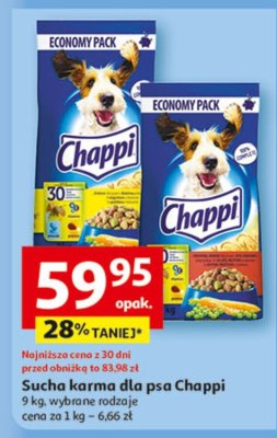 Sucha karma dla psa Chappi promocja w Auchan