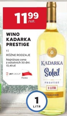 Wino Kadarka Prestige różne rodzaje promocja w Stokrotka