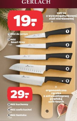 Nóż Santoku Gerlach promocja w Netto