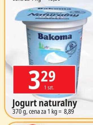 Jogurt naturalny gęsty promocja w Leclerc