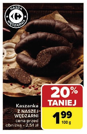 Kaszanka CARREFOUR GRILL MASTERS promocja w Carrefour Market