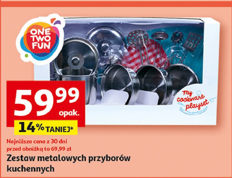 Przybory kuchenne One two fun promocja