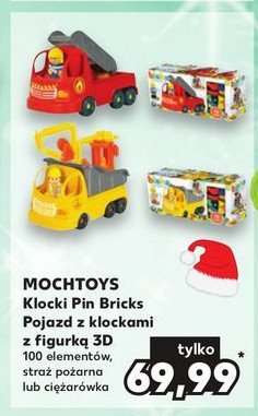 Klocki pin bricks cars Mochtoys promocja