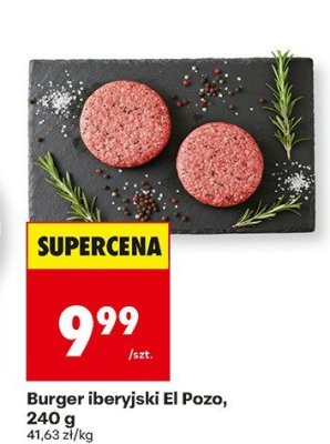 Burger iberyjski El Pozo 240 g promocja w Biedronka