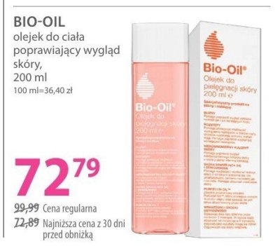 Bio-Oil olejek do ciała poprawiający wygląd skóry promocja w Hebe
