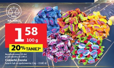 Cukierki Zozole luzem lub w opakowaniu 1 kg promocja w Auchan