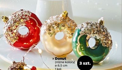 Bombki donuty 3 szt., różne rodzaje promocja w Netto