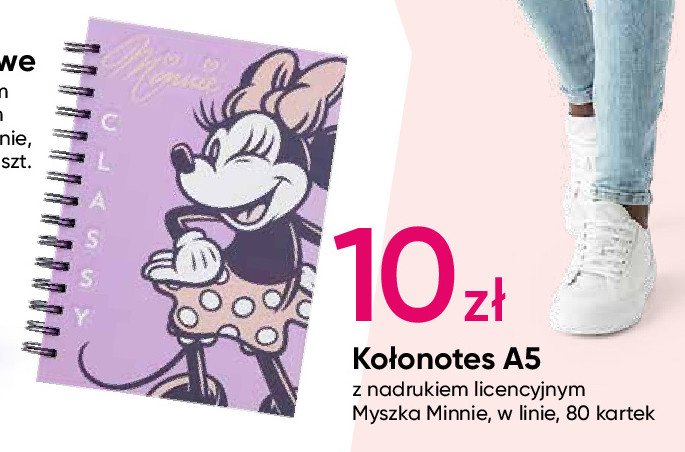 Kołonotes a5 myszka minnie promocja