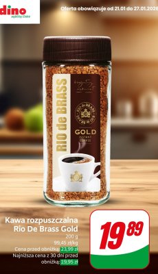 Kawa rozpuszczalna Gold promocja w Dino