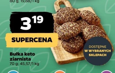 Bułka keto ziarnista promocja w Netto