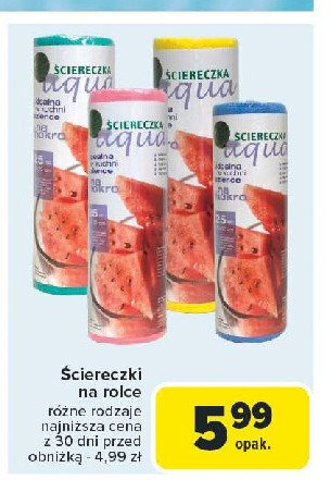 Ścierka na rolce promocja w Carrefour