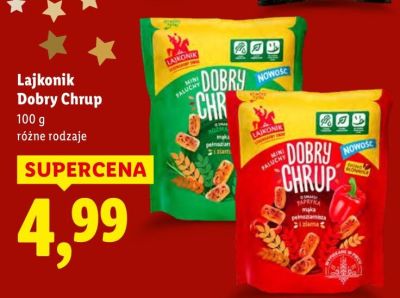 Chrup Dobry Chrup, różne rodzaje promocja w Lidl