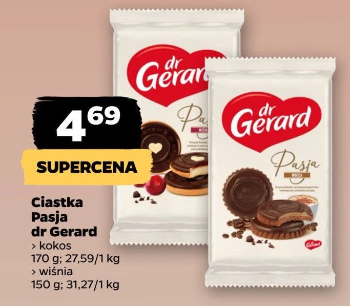 Ciastka pasja mocca Dr gerard promocja