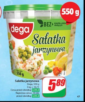 Sa艂atka jarzynowa Dega promocja