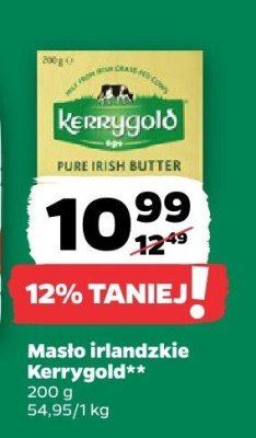 Masło irlandzkie Kerrygold promocja w Netto