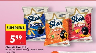 Chrupki pomidor z serem 125g promocja w Biedronka