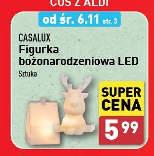 Figurka w kształcie domku led Casalux promocja