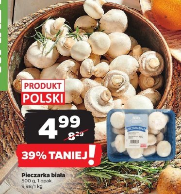 Pieczarka biała promocja w Netto