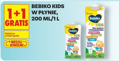 Napój Bebiko Kids 1+1 gratis promocja w Biedronka