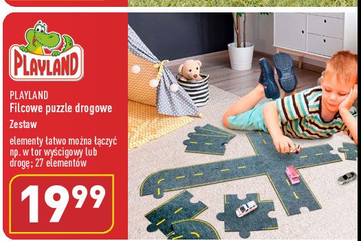 Puzzle filcowe drogowe Playland promocja