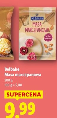 Masa marcepanowa Belbake promocja w Lidl