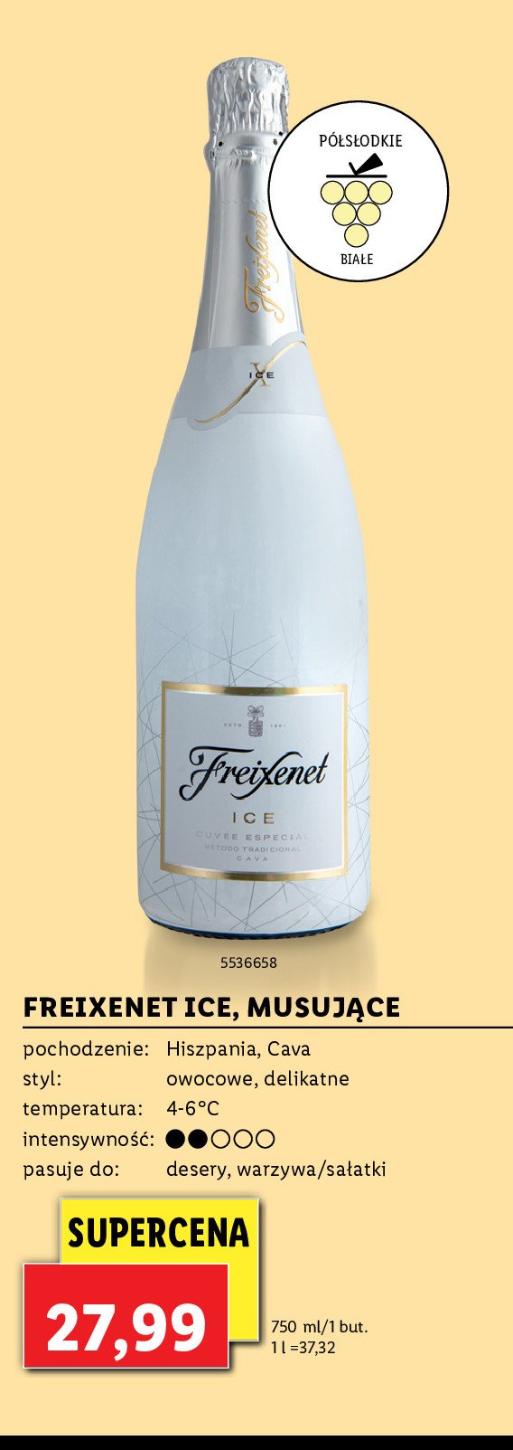 Wino Freixenet ice cuvee promocja