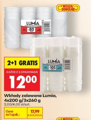 Wkłady zalewane 3-pak promocja w Biedronka