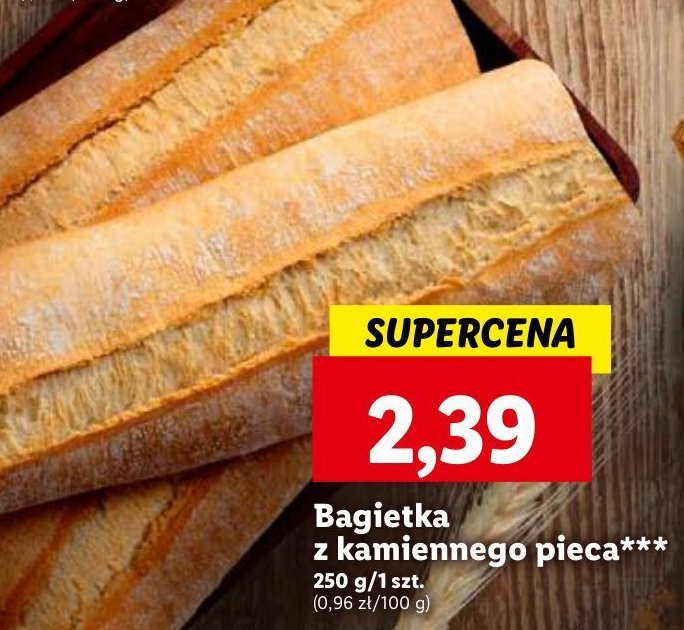 Bagietka z kamiennego pieca promocja