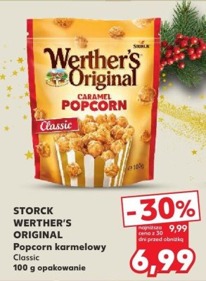 Popcorn karmelowy Classic WERTHER'S ORIGINAL promocja w Kaufland