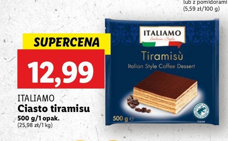 Tiramisu Italiamo promocja