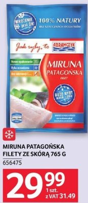 Miruna patagońska filety ze skórą 765 g promocja w Selgros