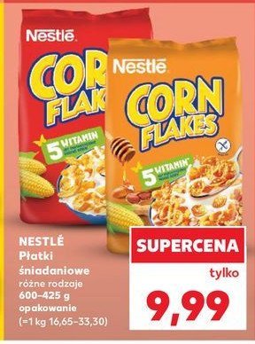 P艂atki 艣niadaniowe bez glutenu z miodem Nestle corn flakes Corn flakes (nestle) promocja