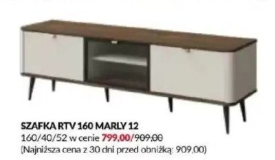 SZAFKA RTV 160 MARLY 12 160/40/52 w cenie 799,00/909,00 (Najniższa cena z 30 dni przed obniżką: 909,00) promocja w Abra Meble