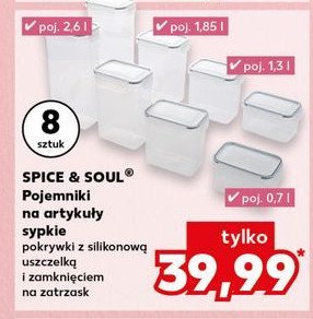 Pojemniki na artykuły sypkie Spice&soul promocja