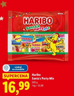 Żelki Haribo Santa's Party Mix promocja w Lidl