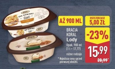 Lody cinnamon roll Bracia koral lody jak dawniej promocja