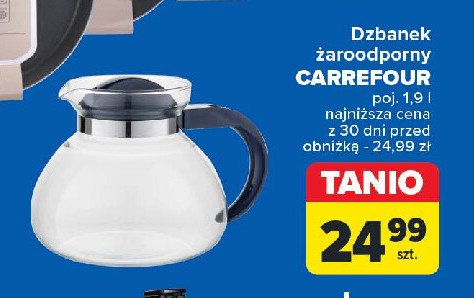 Dzbanek żaroodporny 1.9 l Carrefour promocja