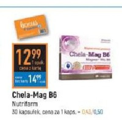 Magnez w tabletkach Olimp labs chela-mag b6 promocja