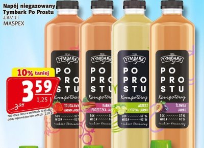 Napój niegazowany Tymbark Po Prostu 1,25 l MASPEX promocja w Prim Market