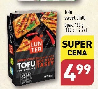 Tofu sweet chilli Lunter promocja w Aldi