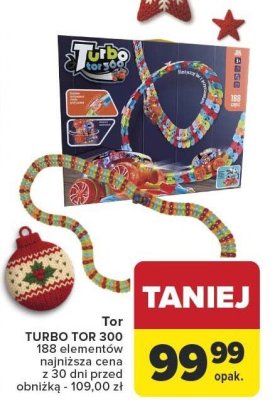 Tor TURBO TOP GAME 188 elementów promocja w Carrefour