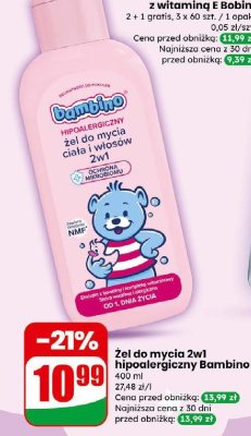 Żel do mycia 2w1 hipoalergiczny  promocja w Dino