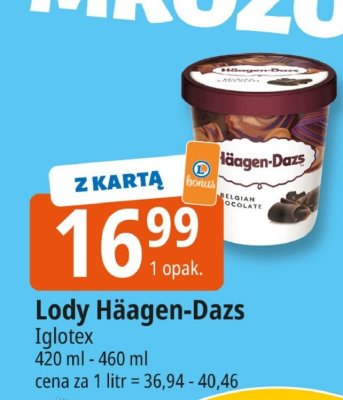 Lody Häagen-Dazs Iglotex promocja w Leclerc
