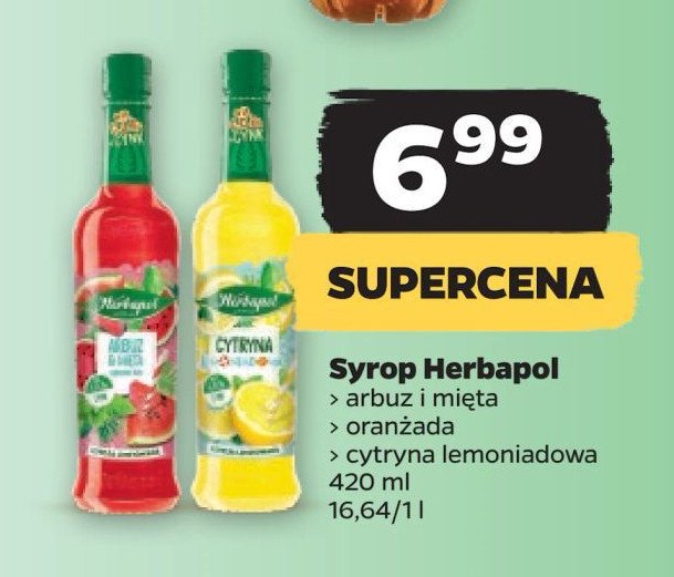 Syrop arbuz mięta Herbapol smaki słońca promocja