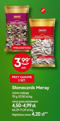 Słonecznik Meray różne rodzaje promocja w Żabka