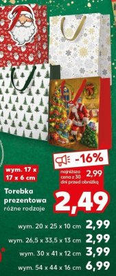 Torebka prezentowa promocja w Kaufland